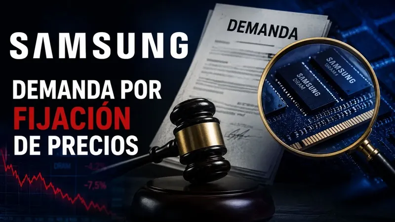 Samsung vuelve al foco por la RAM: una demanda revive su pasado de fijación de precios