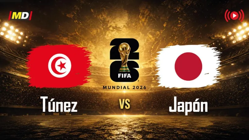 Túnez - Japón, en directo