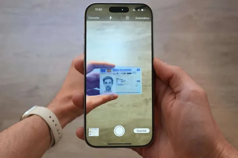 Me han pedido una foto del DNI para el check-in del hotel. Así lo edito en el iPhone para compartirlo de forma segura