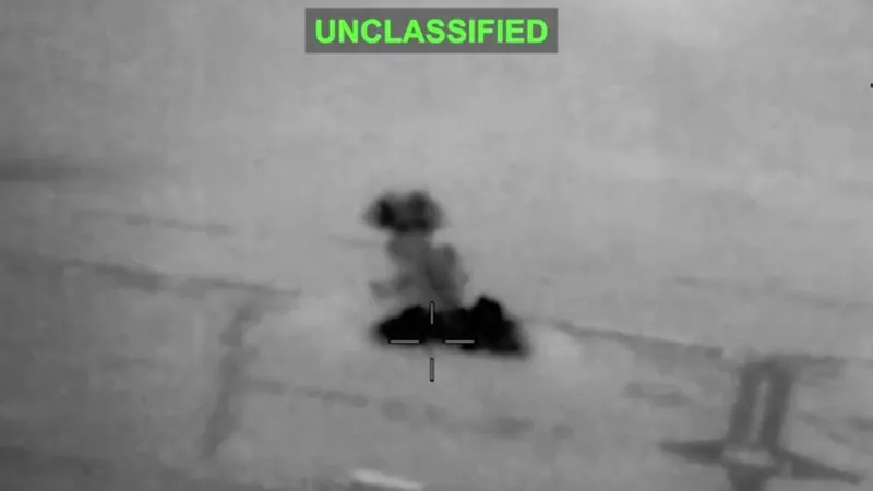 VIDEO: EE.UU. muestra su nuevo bombardeo a Irán