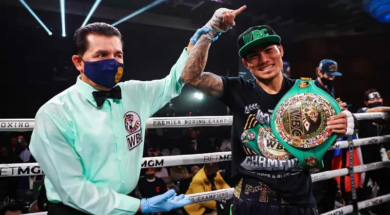 Mark Magsayo vs Andres Cortes en la cartelera Garcia vs Benn