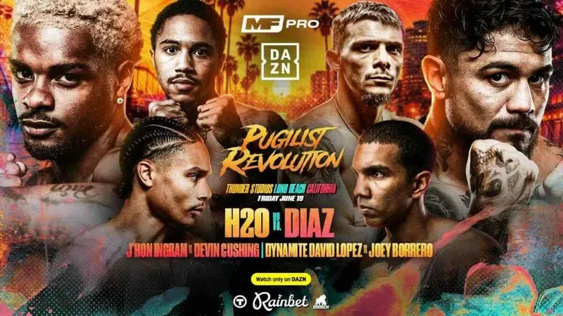 Ashton “H20” Sylve y Joseph “JoJo” Díaz este viernes 19 de junio