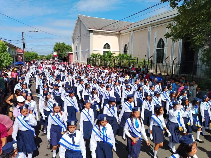 MINED inicia desfiles escolares y fiestas patrias 2026 en Nicaragua