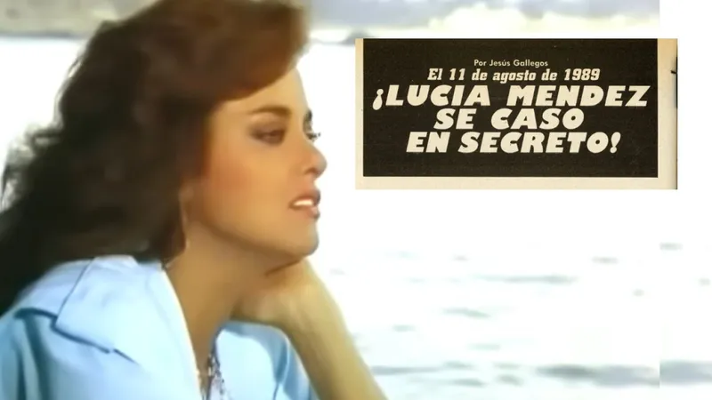 El día que Lucía Méndez se casó en secreto y por qué