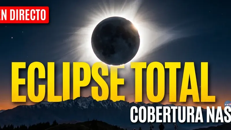 El eclipse solar total en España, en directo