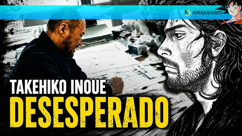 Este vídeo de Takehiko Inoue desesperado dibujando Vagabond explica muy bien por qué lleva 11 años de hiatus