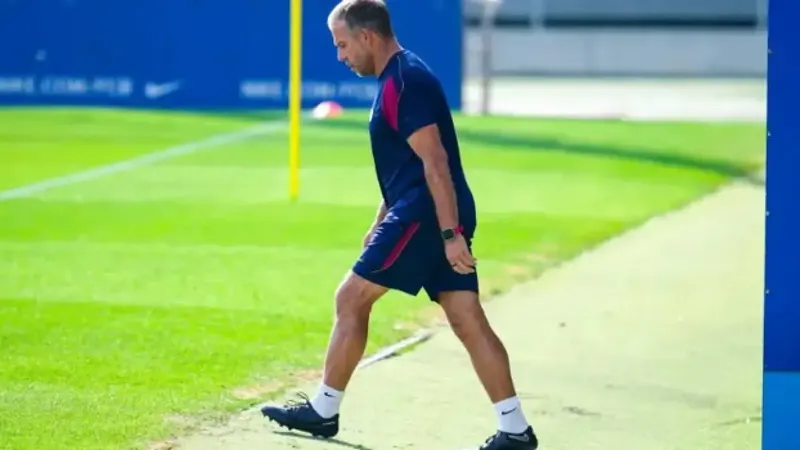 Flick: "Estamos disfrutando, pero si bajamos un 10% vamos en dirección equivocada"