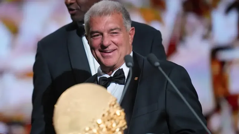 Laporta: "Estoy convencido de que Lamine acabará consiguiendo el Balón de Oro"