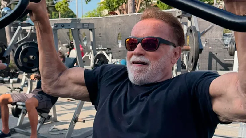 Arnold Schwarzenegger cumple 79 años levantando pesas: "No quiero regalos"