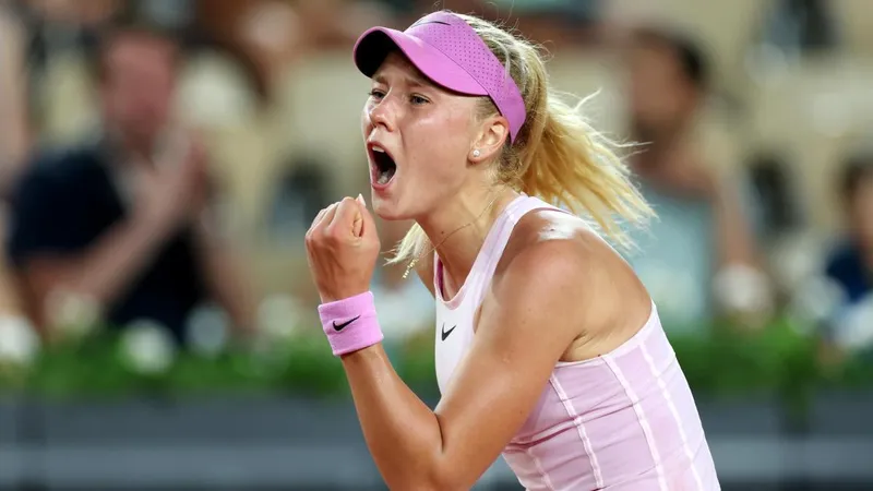 Polémica despedida en Roland Garros de la nueva perla del tenis