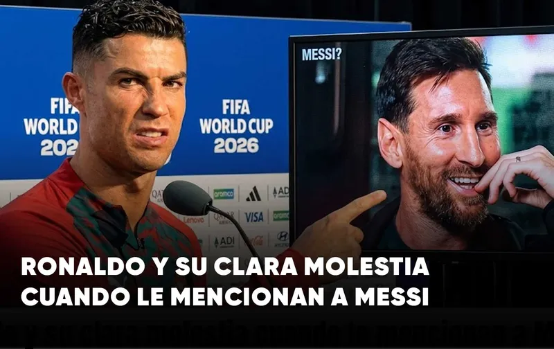 Cristiano enciende la polémica: así reaccionó al escuchar el nombre de Messi