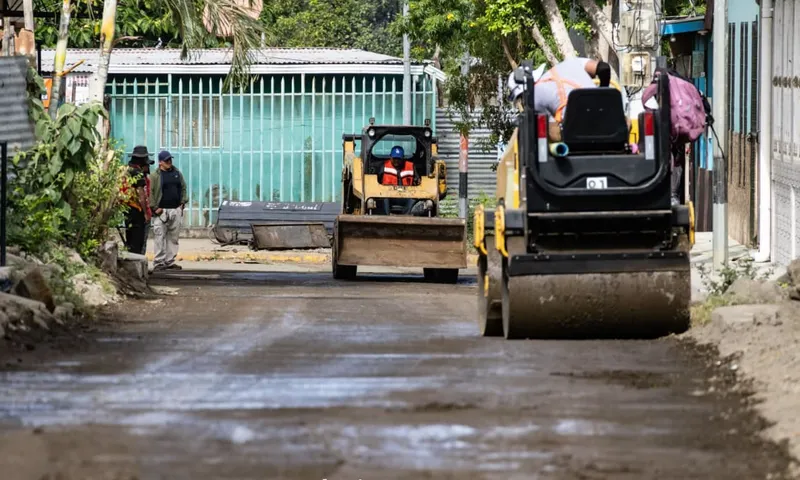 Avanza en un 90% el mejoramiento vial de Managua en lo que va del 2026