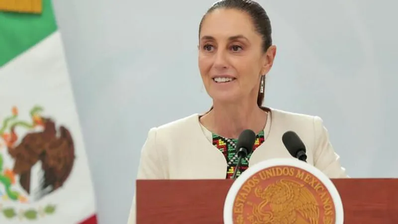 Sheinbaum responde a acusación de Milei: "No hay ninguna campaña"