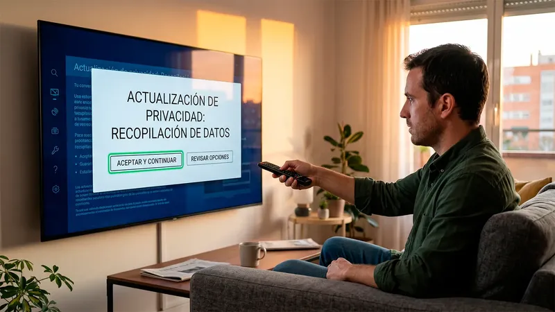 Qué pierdes si no aceptas los datos que te pide tu televisor: estarás tirando el dinero