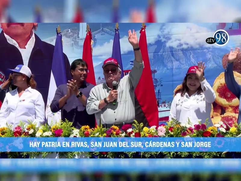 Hay Patria en Rivas, San Juan del Sur Cárdenas y San Jorge
