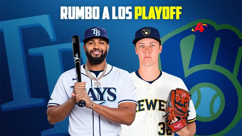 Postemporada 2026: Milwaukee Brewers y Tampa Bay Rays sellan su clasificación y ponen la mira en los playoffs