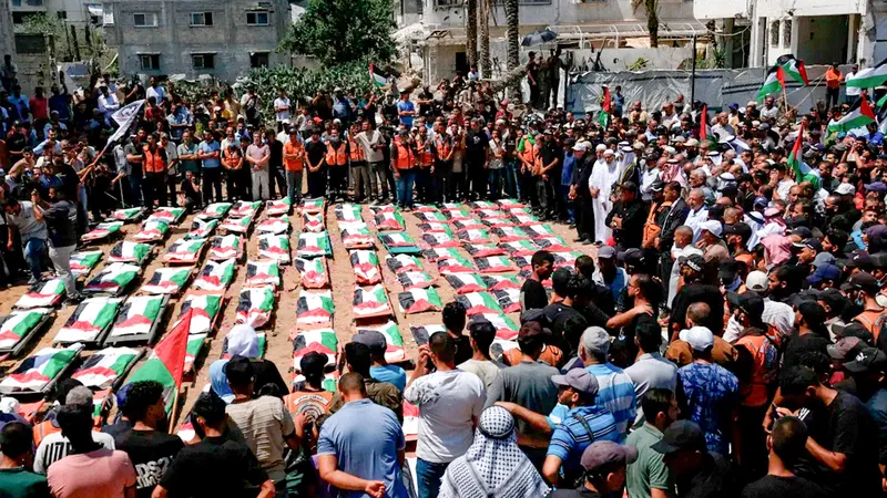 Ataques israelíes hicieron de julio el mes más mortífero en Gaza