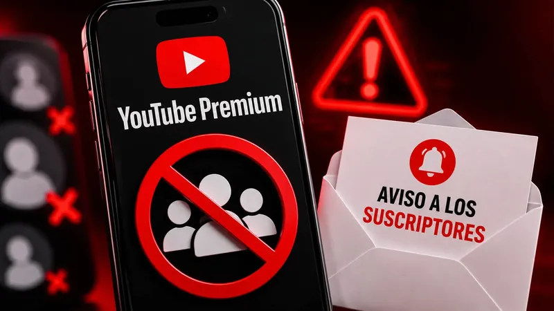 Se acaba el chollo de compartir YouTube Premium: la plataforma vuelve a la carga para que no se compartan cuentas