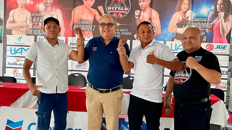 Todo listo para la gran velada de Búfalo Boxing este 29 de agosto