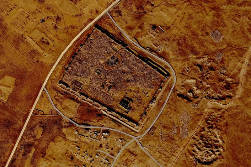 Las imágenes satelitales buscaban espiar lo que ocurría en Siria. Descubrieron 396 fuertes romanos ocultos en vez de misiles
