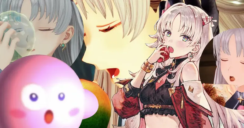Kirby, pero con forma de waifu; la protagonista de Atelier Karia comerá cosas para aprender habilidades