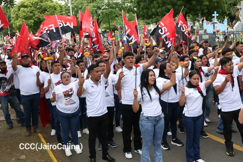 Juventud Sandinista ratifica compromiso con el legado de Julio Buitrago