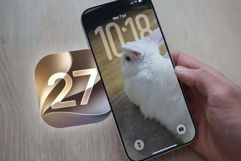 Apple "se ha pasado" con iOS 27 beta 3: el nuevo efecto visual del fondo de pantalla es una genialidad