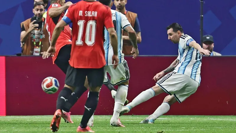 Nuevo récord histórico de Leo Messi en duelo de Argentina ante Egipto