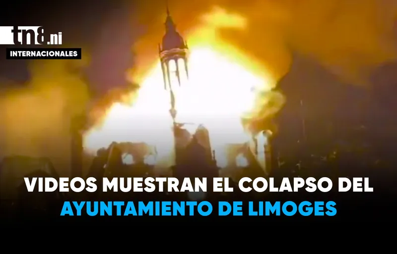 Protestas en Francia: incendio destruye parte de un edificio histórico