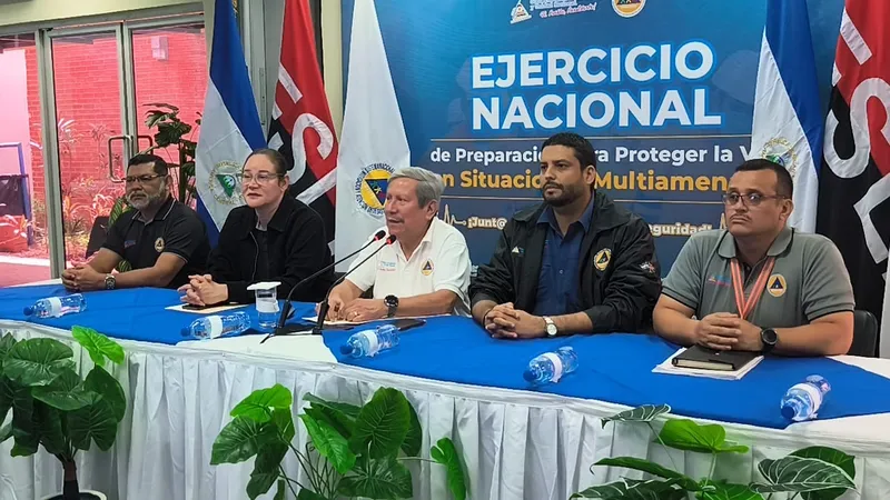 Más de 2 millones de nicaragüenses se sumaron al tercer ejercicio nacional multiamenazas