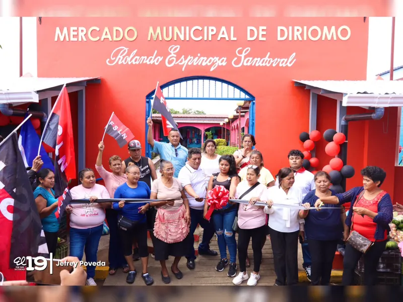Diriomo inaugura mejoras en Mercado Municipal Orlando Espinoza Sandoval