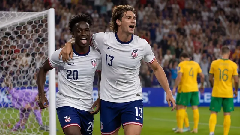 Estados Unidos domina a Australia 2-0 y sella su pase a la siguiente ronda del Mundial 2026