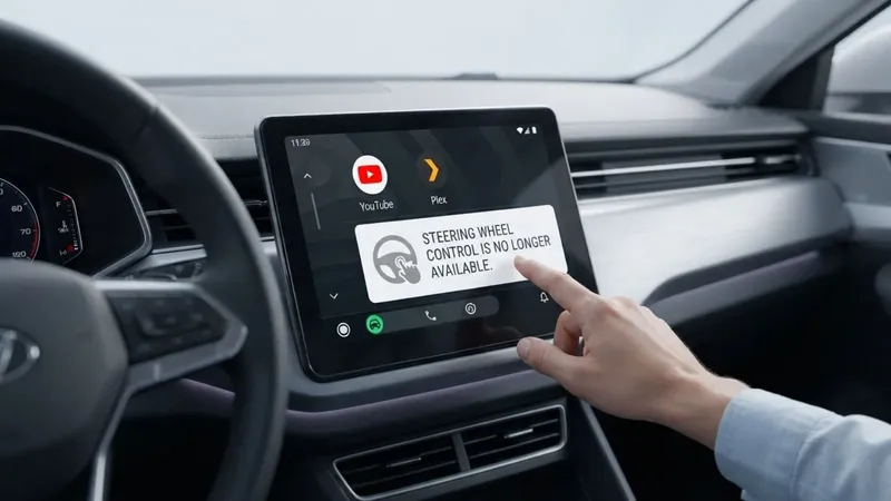 La app para ver YouTube y Plex en Android Auto cambia y elimina el control desde el volante