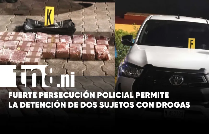 Persecución termina con captura de presuntos traficantes en Tipitapa – Masaya