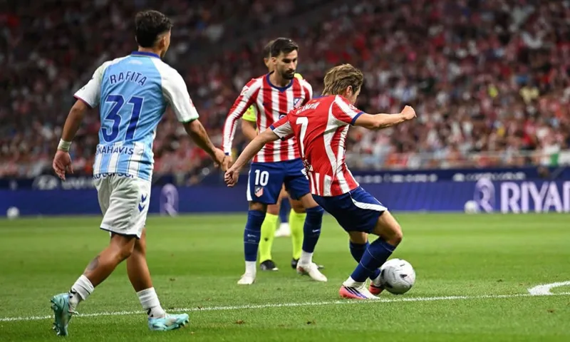 Atlético de Madrid arranca LaLiga con triunfo ante el Málaga