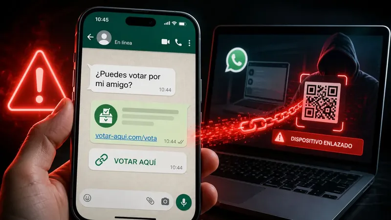 “¿Puedes votar por mi amigo?”: así pueden colarse en tu WhatsApp sin robarte la contraseña