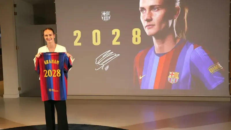Graham: "Nunca dudé en seguir, le diría a todo el mundo que venga a jugar al Barça"