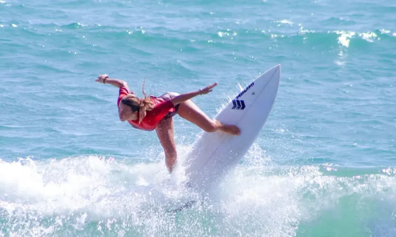 Candelaria Resano se sube al podio de surf en los Juegos Centroamericanos 2026