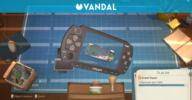 ReStory muestra su gameplay y nos invita a reparar consolas, móviles y tecnología retro en el Tokio de los 2000