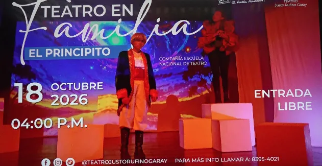 Teatro Justo Rufino Garay reabre la obra El Principito para el disfrute de las familias