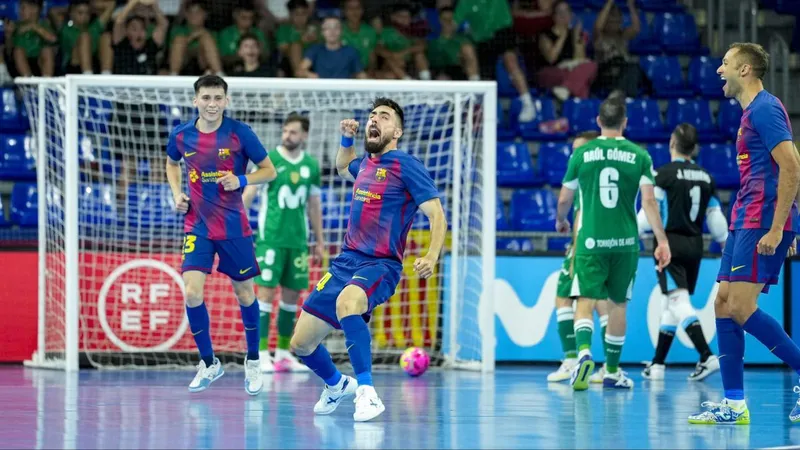 4-3: El Barça se deja la piel para golpear primero a Movistar Inter