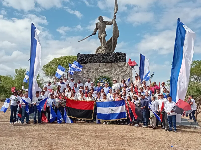 Con fervor patriótico nicaragüenses visitan la histórica Hacienda San Jacinto