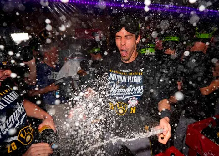 Cerveceros barren a Dodgers y van a la Serie Mundial por primera vez desde...