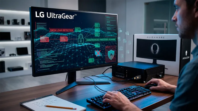 El escándalo de los monitores de LG y Alienware: instalan programas espía en Windows sin permiso y así puedes bloquearlos