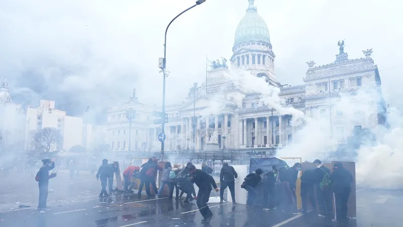 La marcha universitaria pacífica que terminó con brutalidad policial en Argentina: qué saber