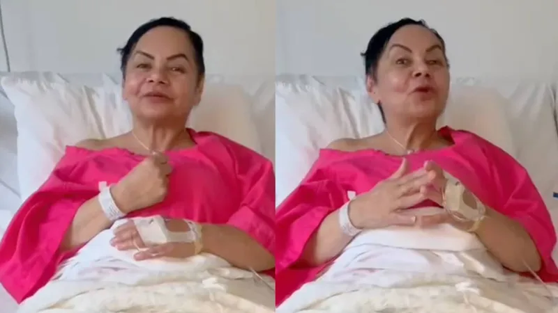 ‘Olga Sana’ sale de cirugía: EXTIRPARON el tumor que crecía en su seno izquierdo. Este es su estado de salud