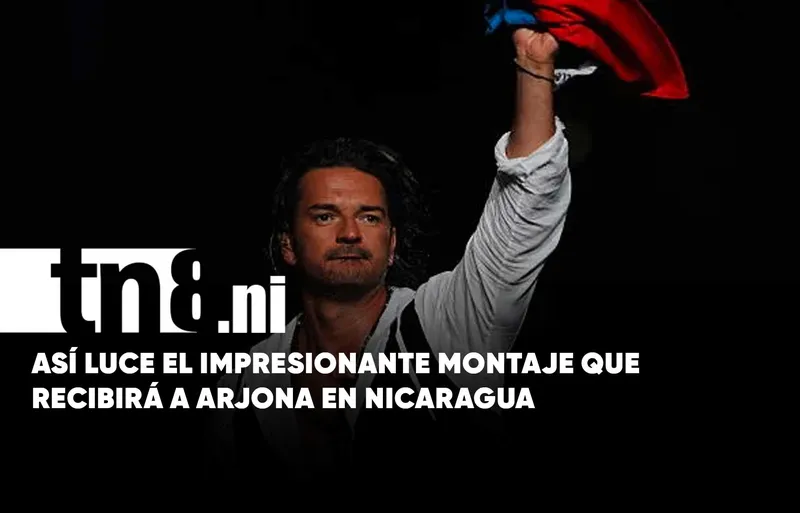 Así va el montaje para el concierto de Arjona en Nicaragua