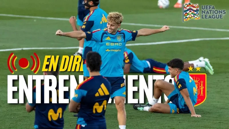 Sigue el entrenamiento de la Selección, en streaming