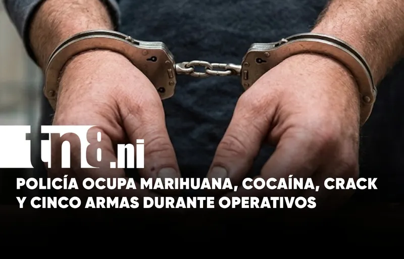 Robos encabezan las detenciones policiales en Nicaragua del 12 al 18 de octubre