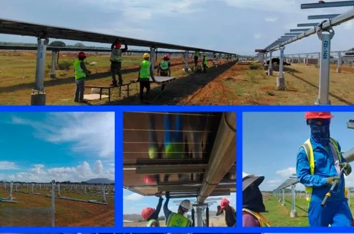 Planta solar de Nindirí avanza al 62 % y respaldará los sistemas de ENACAL